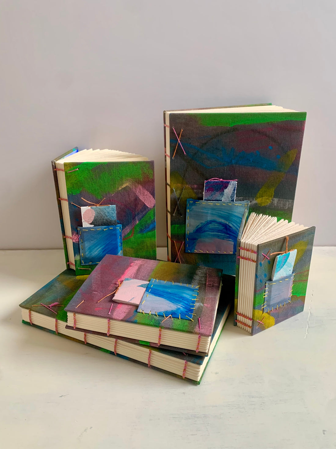 New hand painted books