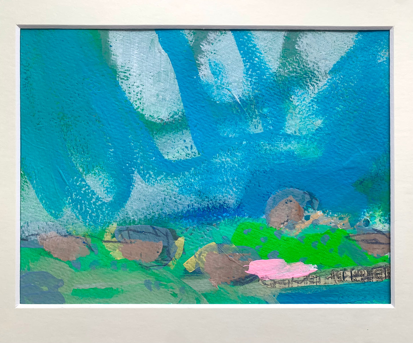 Z Giants’ Rocks - mixed media painting