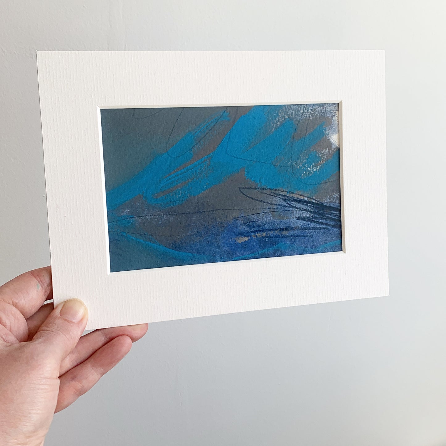 Art - mixed media seascape painting