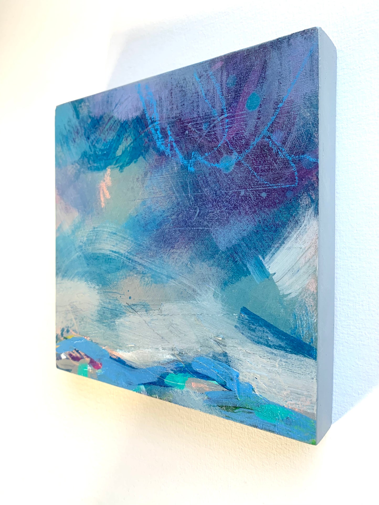 Art - Whirleygig, original mixed media painting