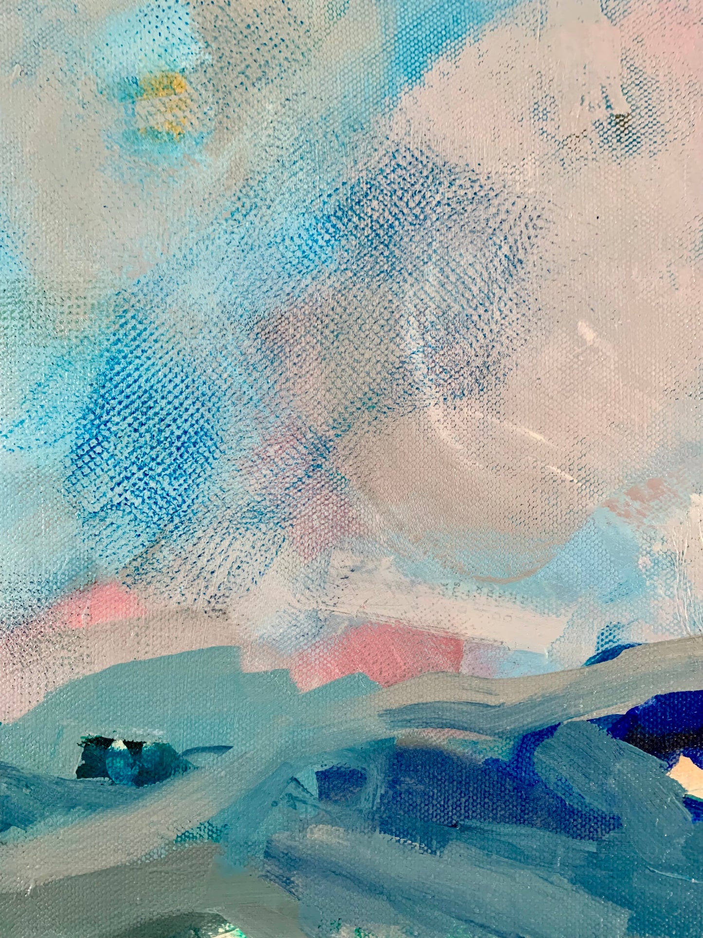 Art - Original painting - Deep Sky Blue