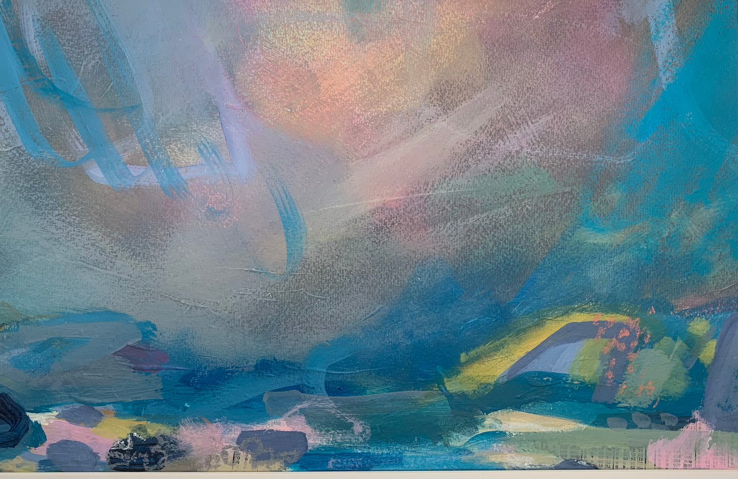 Spring Fling - atmospheric landscape painting